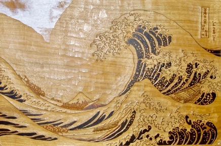 木版画（woodcut)